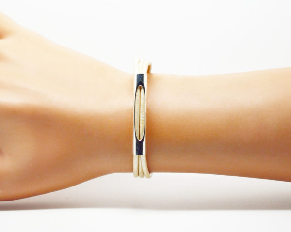Bracelet mixte cordon cuir couleur- Samba – Image 9