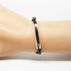 Bracelet mixte cordon cuir couleur- Samba – Image 3