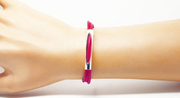 Bracelet femme cuir de couleur- Samba – Image 3