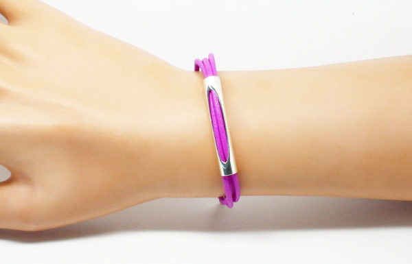 Bracelet femme cuir de couleur- Samba – Image 7