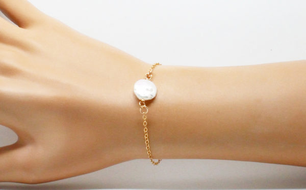 Bracelet perle de culture plate - Plumpearl – Image 2