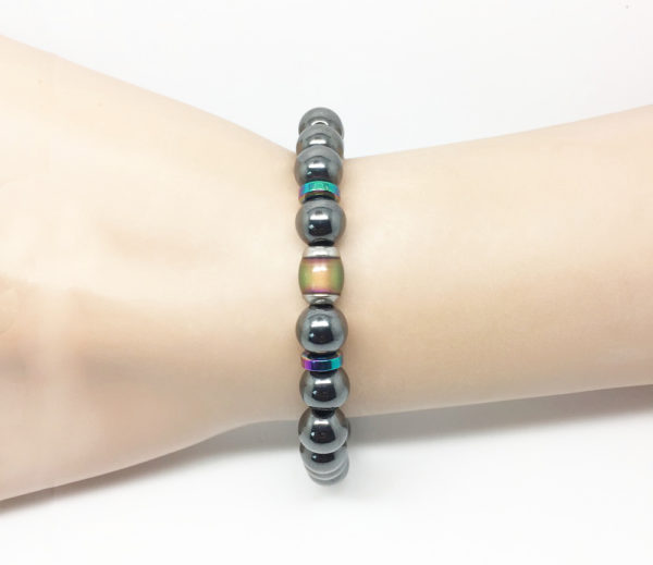 Bracelet homme perle hématite - Nomade – Image 4