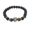 Bracelet homme perle onyx matte -wild – Image 3