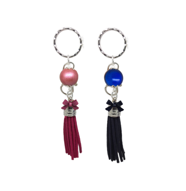 Porte clés pompon de couleur- PC001 – Image 2