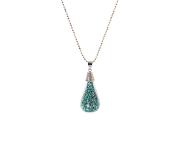 Pendentif goutte verre soufflé - Atome – Image 11
