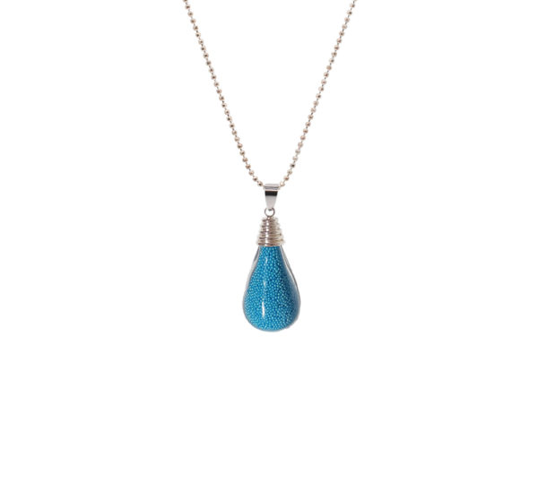 Pendentif goutte verre soufflé - Atome – Image 9
