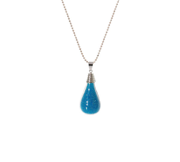 Pendentif goutte verre soufflé - Atome – Image 5
