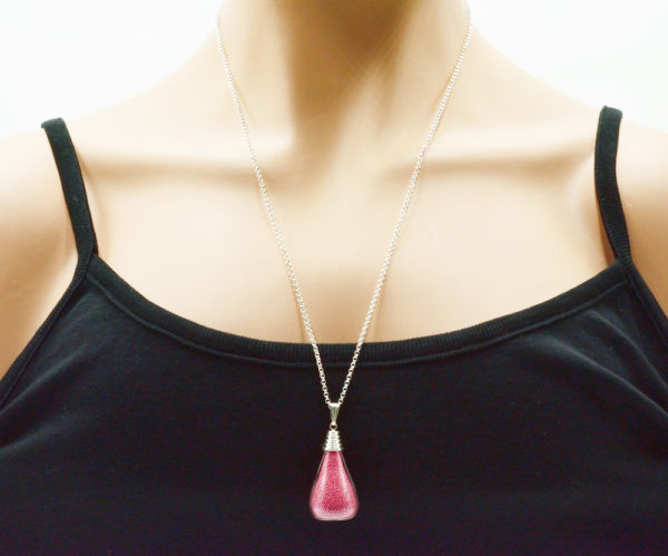 Pendentif goutte verre soufflé - Atome – Image 14