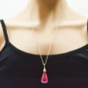Pendentif goutte verre soufflé - Atome – Image 8
