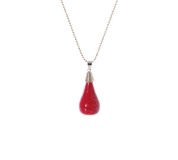 Pendentif goutte verre soufflé - Atome – Image 7