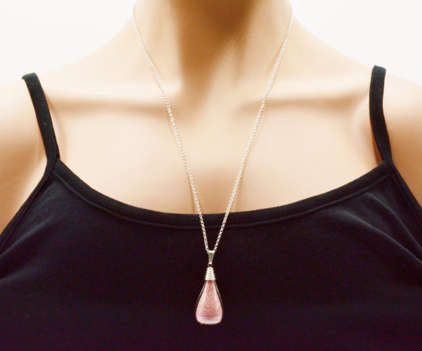 Pendentif goutte verre soufflé - Atome – Image 2