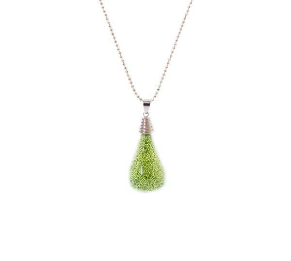 Pendentif goutte verre soufflé - Atome – Image 3