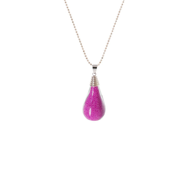 Pendentif goutte verre soufflé - Atome – Image 15