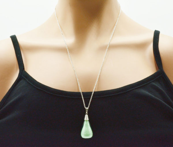 Pendentif goutte verre soufflé - Atome – Image 8