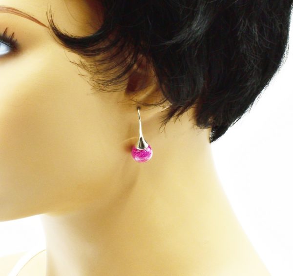 Crochets d'oreilles bulle verre -Dropatome – Image 3