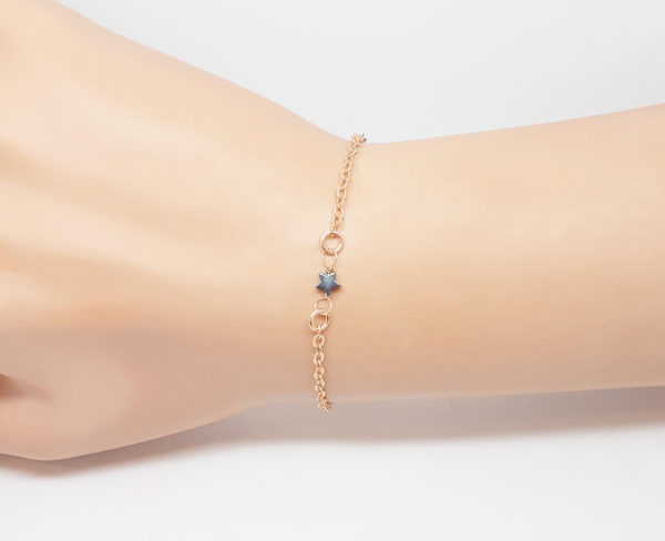 Bracelet chaine perle semi-précieuse - Lola – Image 2
