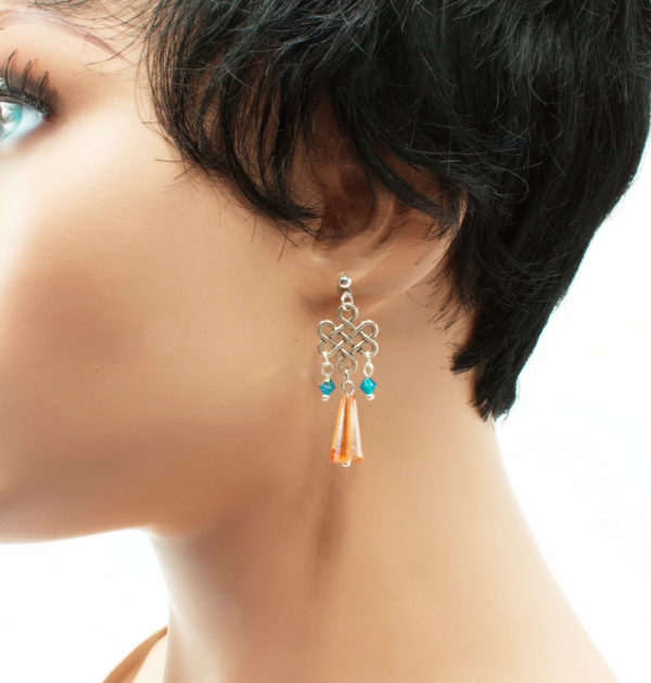 Boucles d'oreilles pendantes gouttes - Mey-line – Image 9