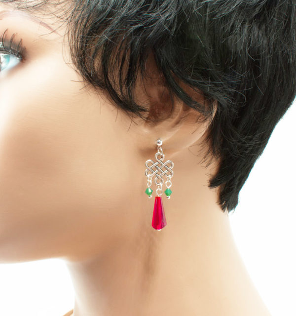Boucles d'oreilles pendantes gouttes - Mey-line – Image 5