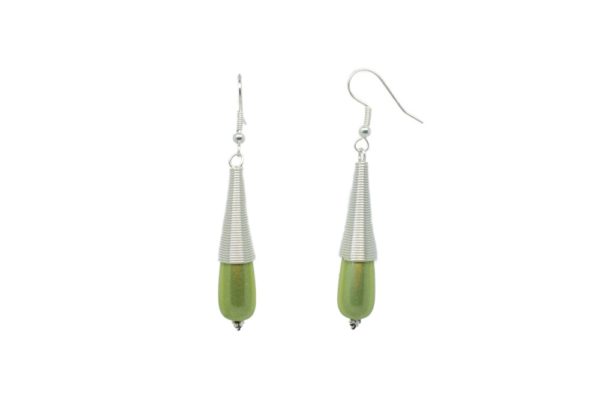Boucles d'oreilles gouttes amande - Padaung – Image 2
