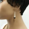 Boucles d'oreilles spirale argentée - Padaung argentée – Image 7