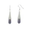 Boucles d'oreilles gouttes spirale parme - Padaung – Image 2