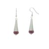 Boucles d'oreilles spirale argentée - Padaung argentée – Image 2