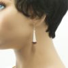 Boucles d'oreilles spirale argentée - Padaung argentée – Image 3