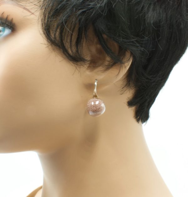 Crochets d'oreilles globe en verre - Ballatome – Image 7