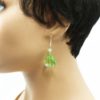 Boucles d'oreilles triangle vert - Natura – Image 3