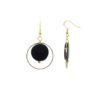 Boucles d'oreilles pendantes colorées créoles - Solaris – Image 2