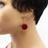 Boucles d'oreilles pendantes colorées créoles - Solaris – Image 9