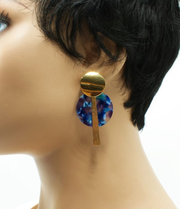 Boucles d'oreilles clous tendances - June – Image 3
