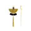 Boucles d'oreilles rectangle Asie - Jena – Image 2