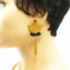 Boucles d'oreilles rectangle Asie - Jena – Image 3