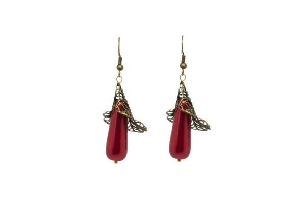 boucles d'oreilles style antique