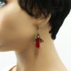 Boucles d'oreilles style antique florale - Flor – Image 3