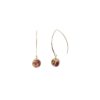 Crochets d'oreille résine fleurs - Goldrose – Image 2
