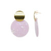 Boucles d'oreilles disque acétate - Silkmoon – Image 2
