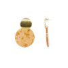 Boucles d'oreilles acier rond acétate – Goldmoon – Image 2
