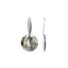boucles d'oreilles acier argenté - Brume – Image 2