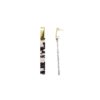 Boucles d'oreilles acier doré rectangle - Zebra – Image 2