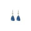 boucles d'oreilles résine et nacre  - Blue – Image 4