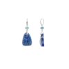 boucles d'oreilles résine et nacre  - Blue – Image 2