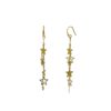 Boucles d'oreilles pendantes étoiles - Poussières d'étoiles – Image 2