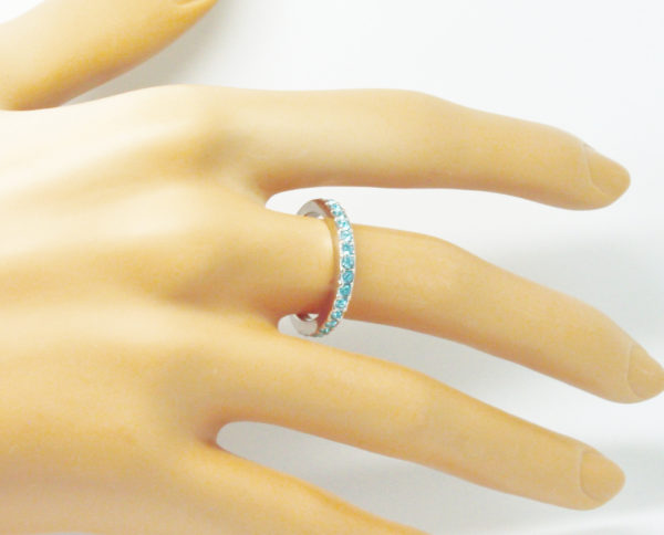 Bague demi jonc Swarovski - Eternity – Image 10