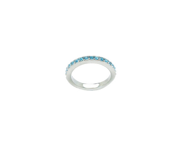 bague demi jonc Swarovski