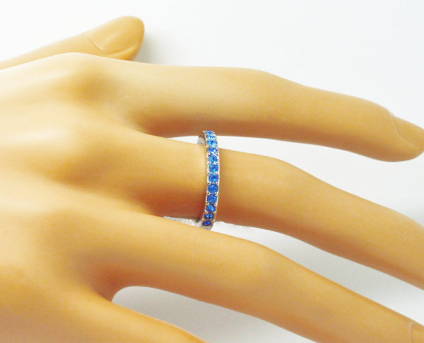 Bague demi jonc Swarovski - Eternity – Image 8