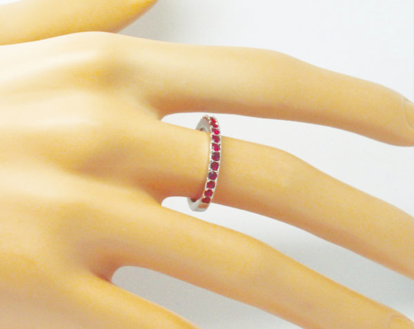 Bague demi jonc Swarovski - Eternity – Image 4