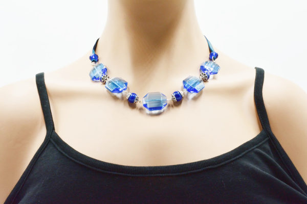 Parure collier boucles d'oreilles - SATIN – Image 2