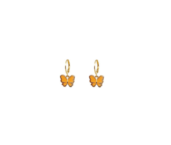 Créoles dorées acier papillon - Angelwings – Image 8